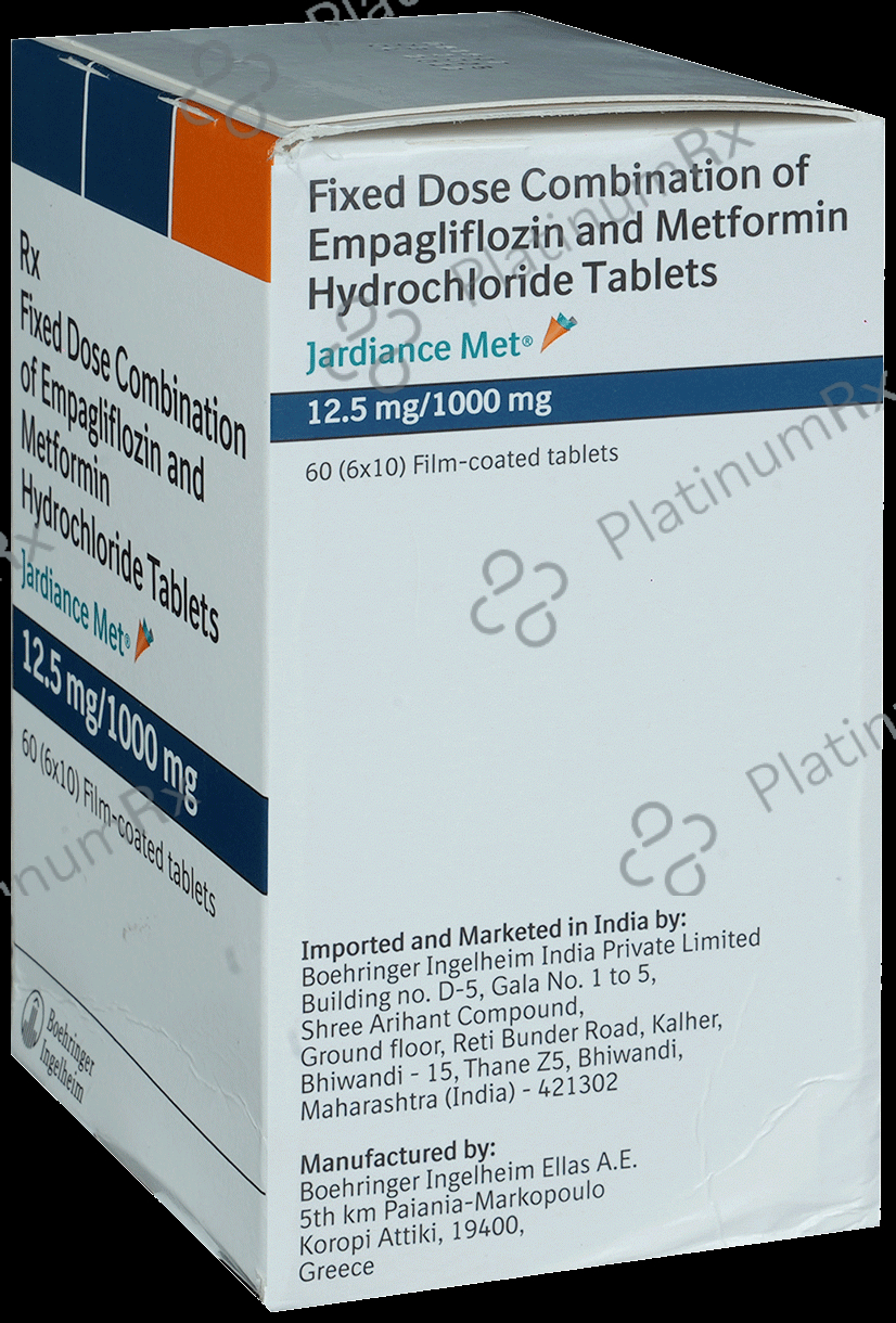 Jardiance Met 12.5/1000mg Tablet 10s
