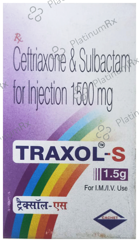 Traxol S 1000 mg/500 mg Injection