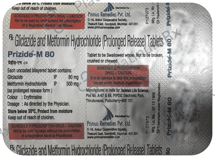 Prizide-M 80 Tablet