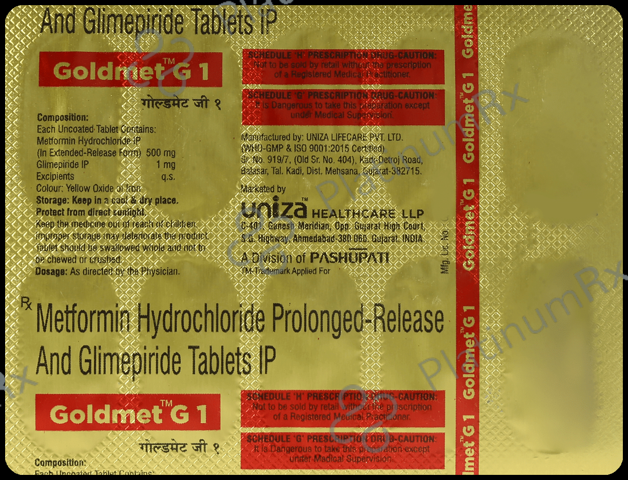 Goldmet G 1 Tablet PR