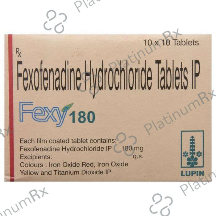 Fexy 180mg Tablet 10s