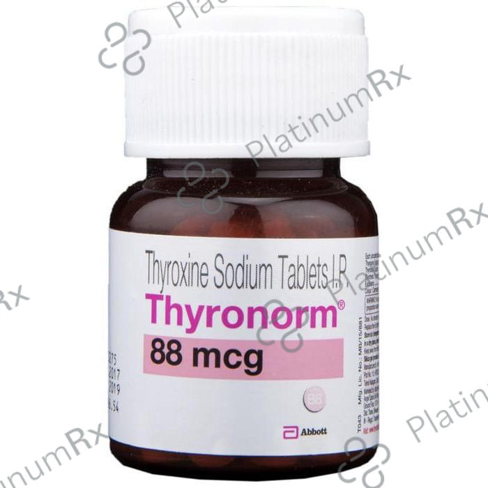 Thyronorm 88mcg Tablet 120s