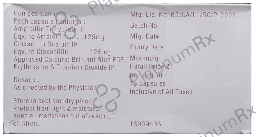 Ampoxin 250mg Capsule 15s