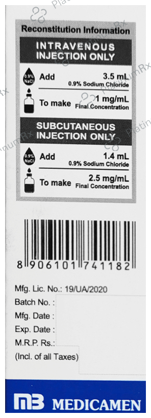 Borzomed 3.5mg Injection