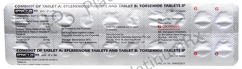 Eptus T 20/25mg Kit Tablet 20s