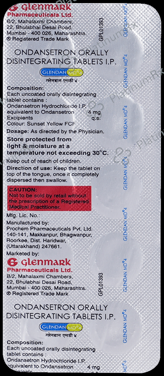 Glendan MD 4 Tablet