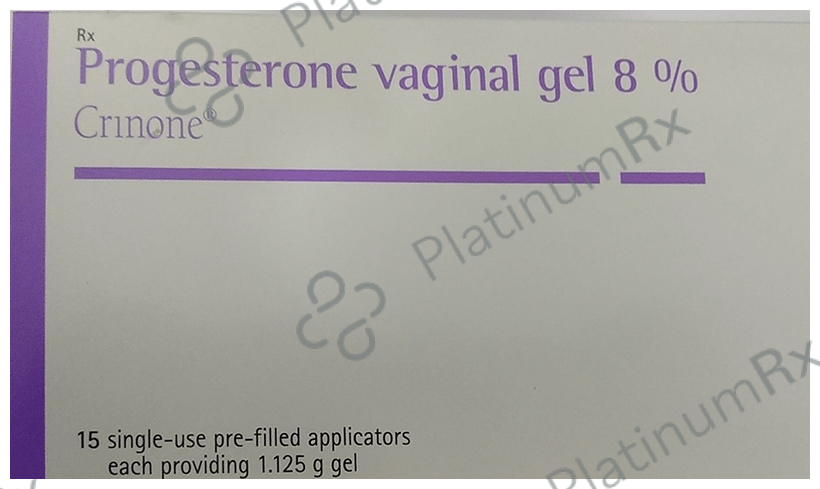 Crinone 8% Vaginal gel