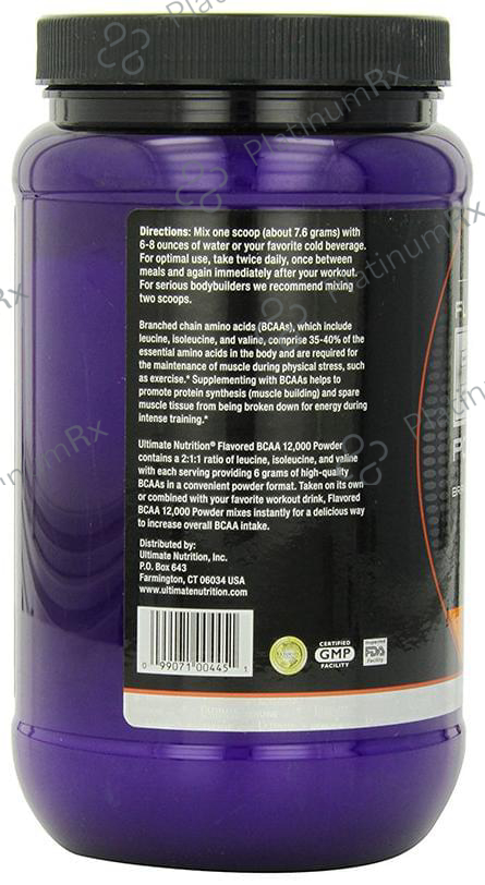 Ultimate Nutrition BCAA Powder 12000 Orange