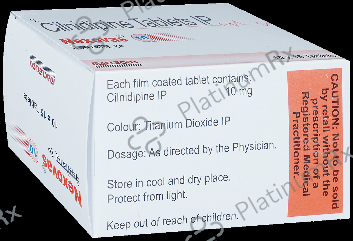 Nexovas 10mg Tablet 15s