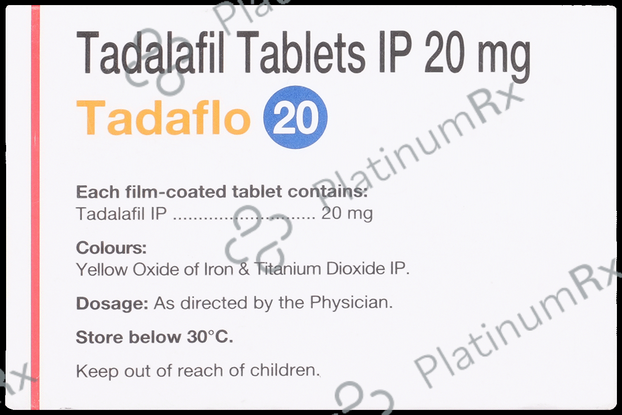 Tadaflo 20mg Tablet 10s