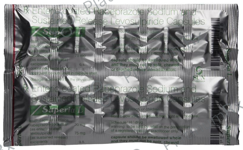 Superia L 75/20mg Capsule SR 10s
