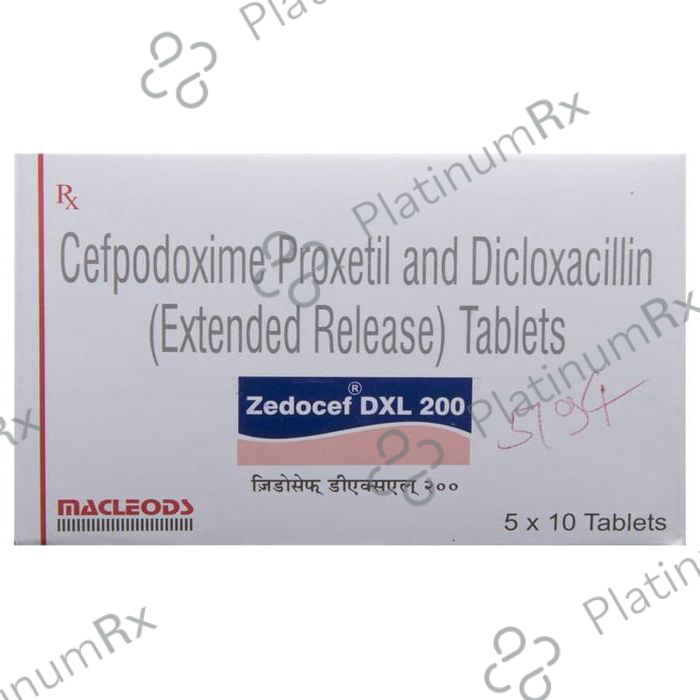 Zedocef DXL 200 Tablet XL 10s