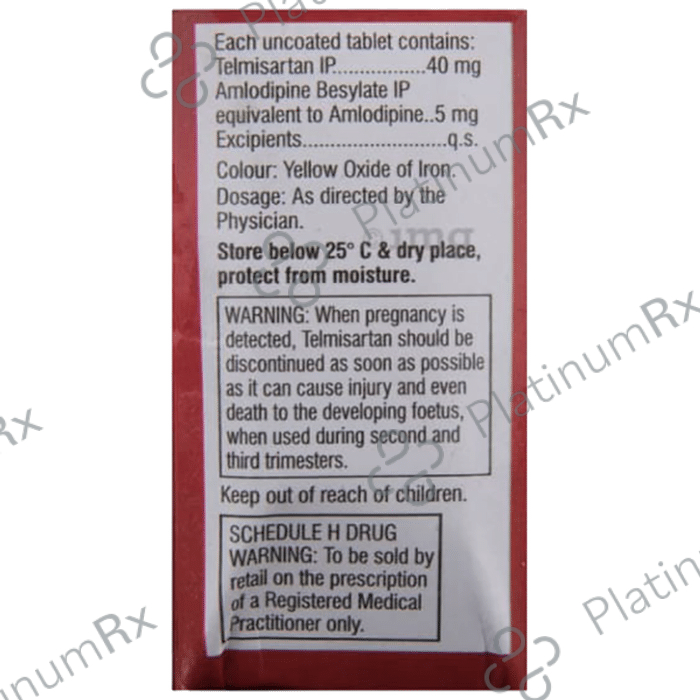 Tsart AM 5/40mg Tablet 15s