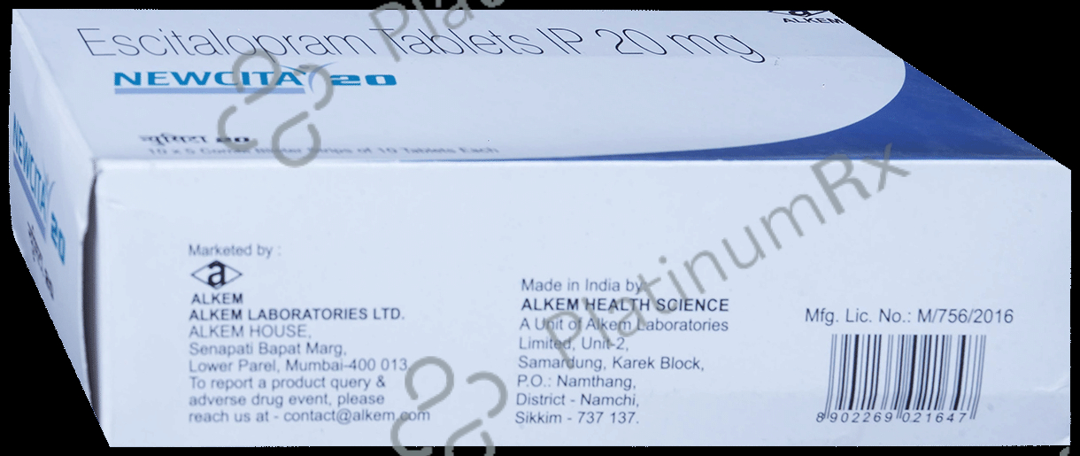 Newcita 20mg Tablet 10s