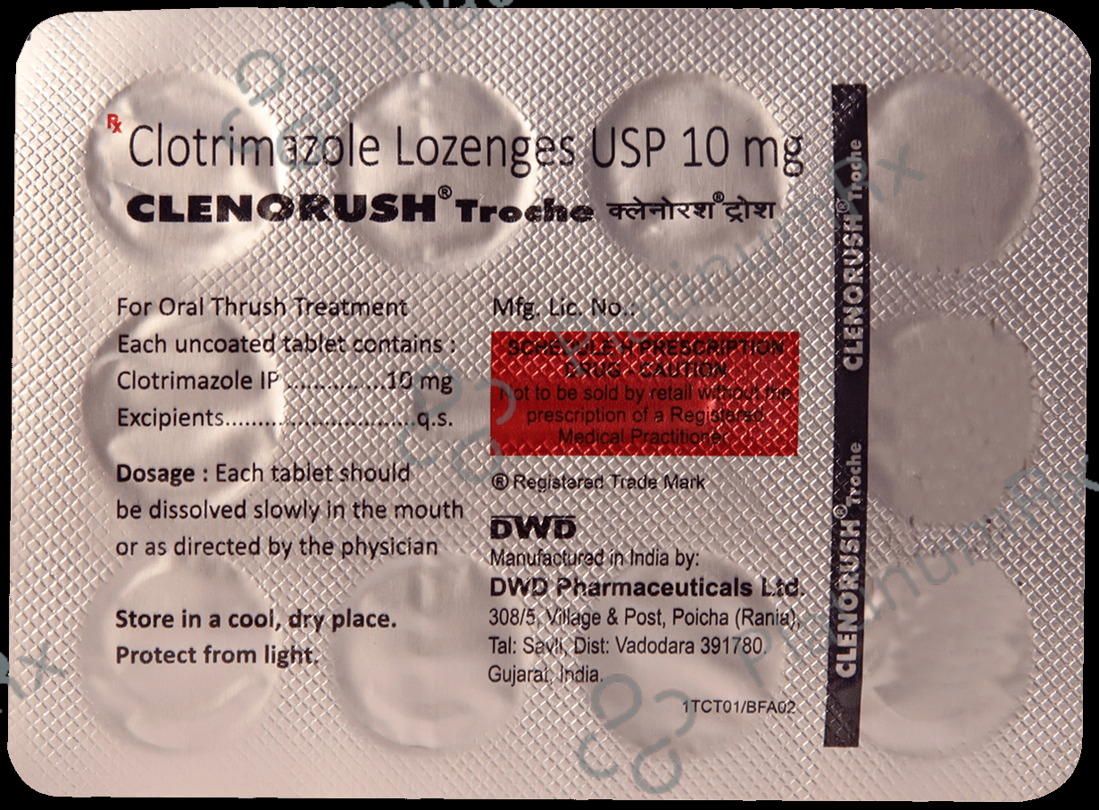 Clenorush Troche 10mg Lozenges