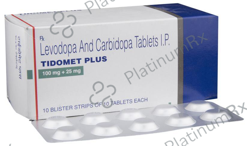 Tidomet Plus 25/100mg Tablet 10s