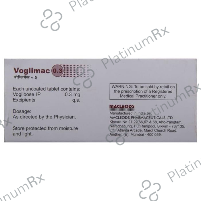 Voglimac 0.3mg Tablet 10s