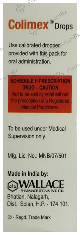 Colimex 10/40mg Oral Drops 15ml