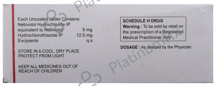 Nodon H 12.5/5mg Tablet 10s