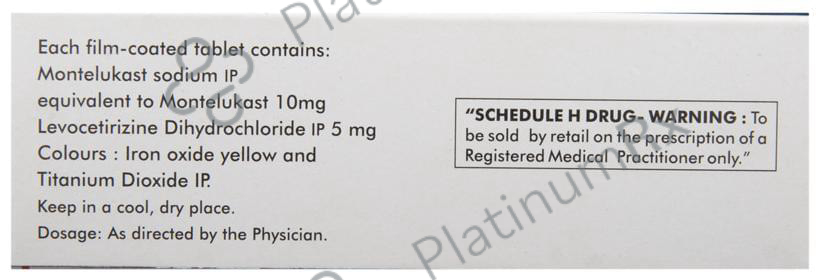 Allercet M 5/10mg Tablet 10s
