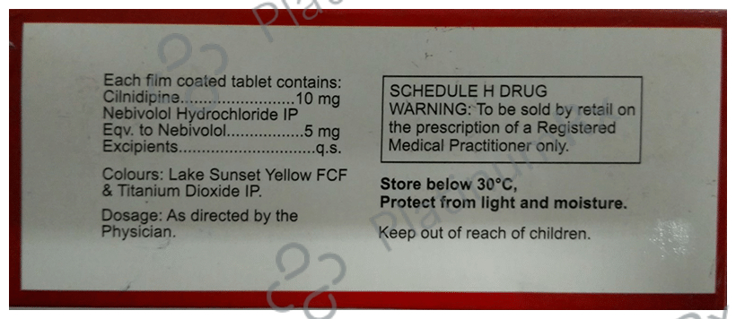 Cilnikem Beta 10/5mg Tablet 10s