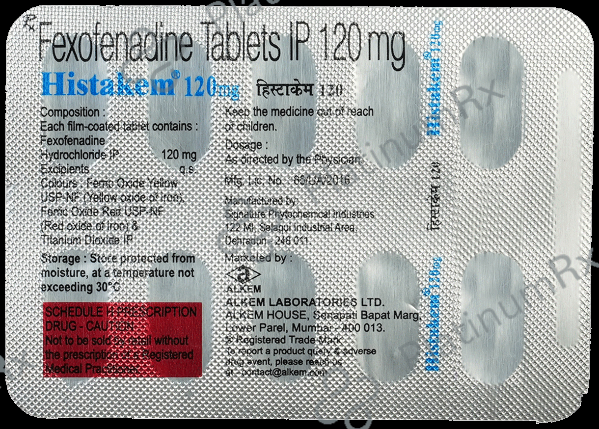 Histakem 120mg Tablet