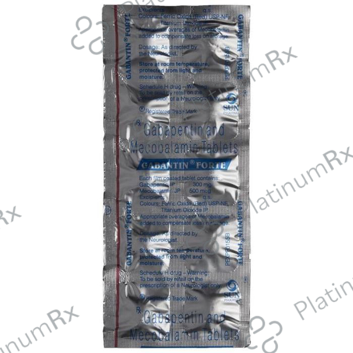 Gabantin Forte 300/500mg Tablet 10s