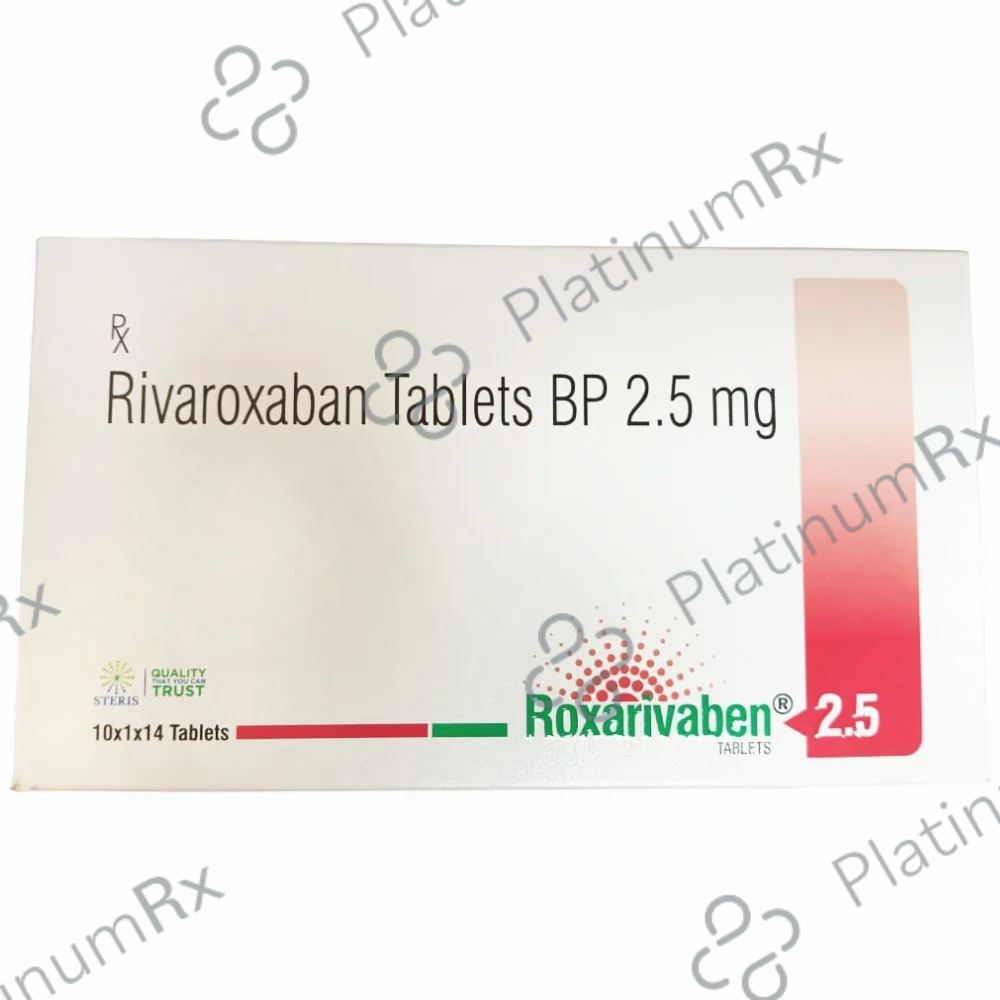 Roxarivaben 2.5mg Tab 14s