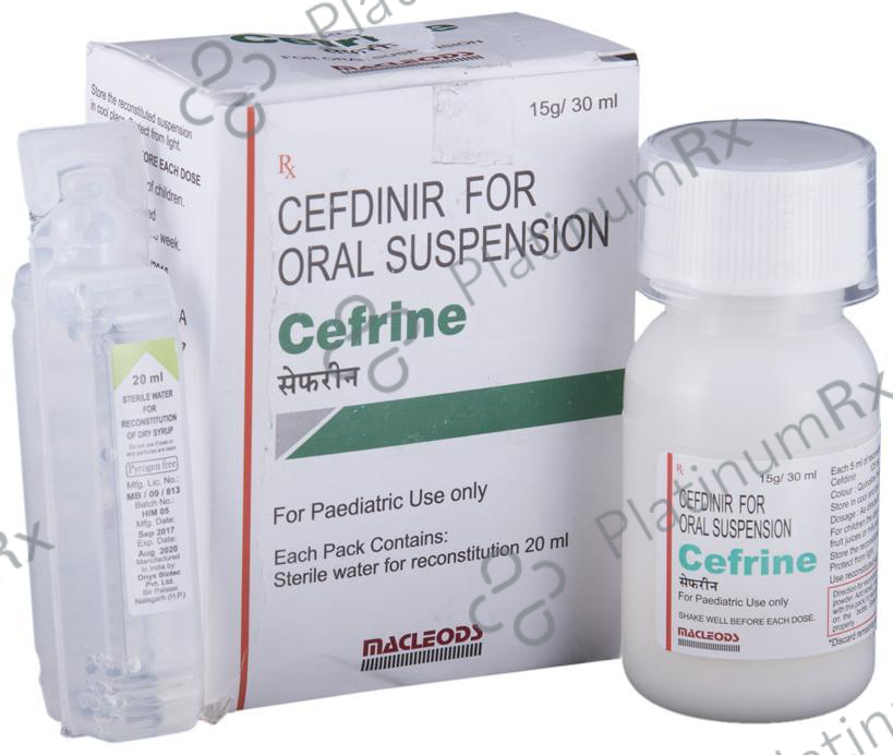 Cefrine 125mg Oral Suspension 30ml