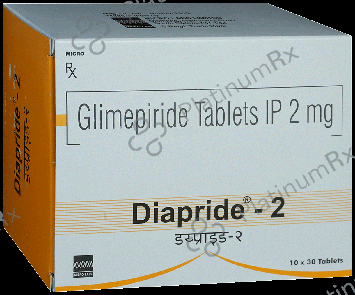 Diapride 2mg Tablet 30s