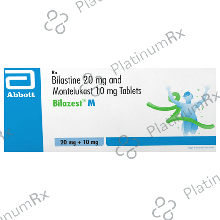 Bilazest M 20/10mg Tablet 10s