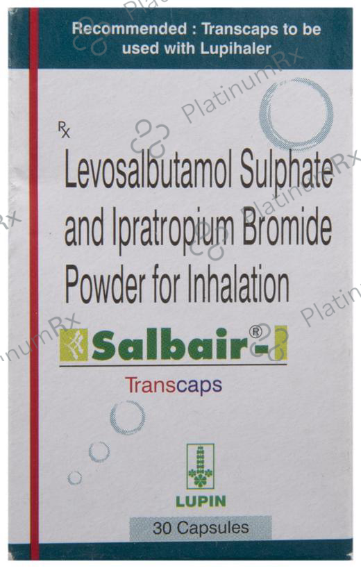 Salbair I 100mcg/40mcg Transcaps 30s