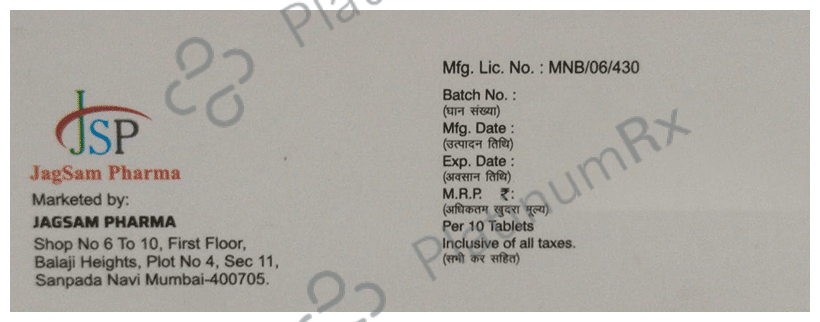 Parobin Plus 12.5mg/0.25mg Tablet