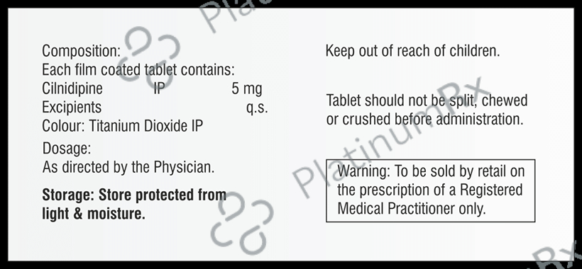 Cilniaish 5 Tablet