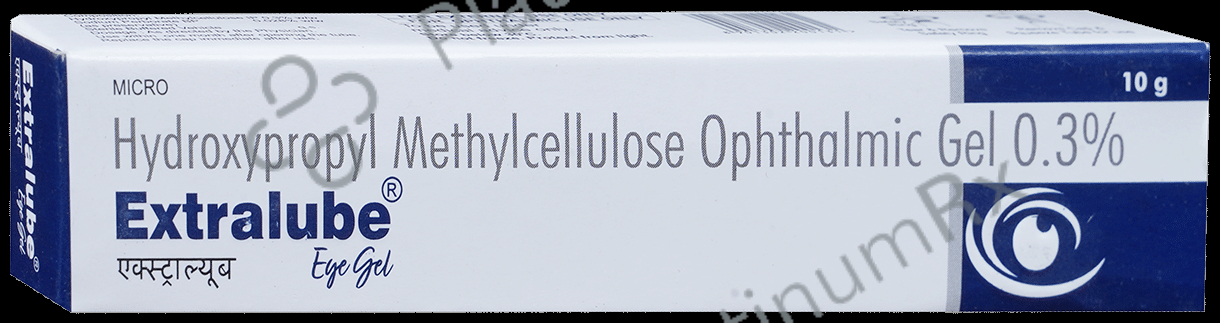 Extralube 0.3% Ophthalmic Gel 10gm