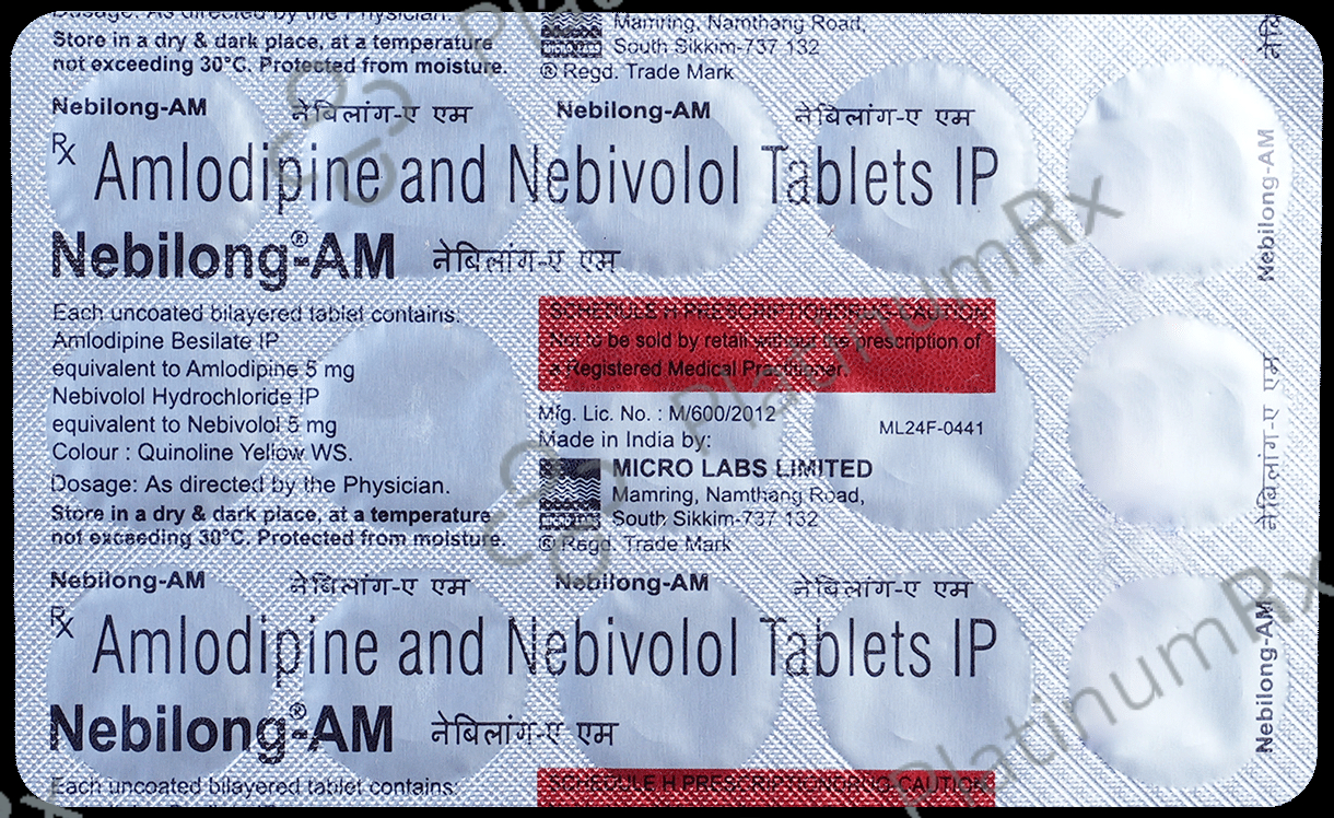 Nebilong AM 5/5mg Tablet 15s
