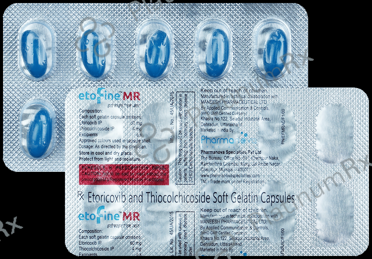 Etofine MR 60mg/4mg Capsule 10s