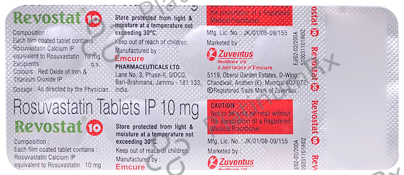 Revostat 10mg Tablet 10s