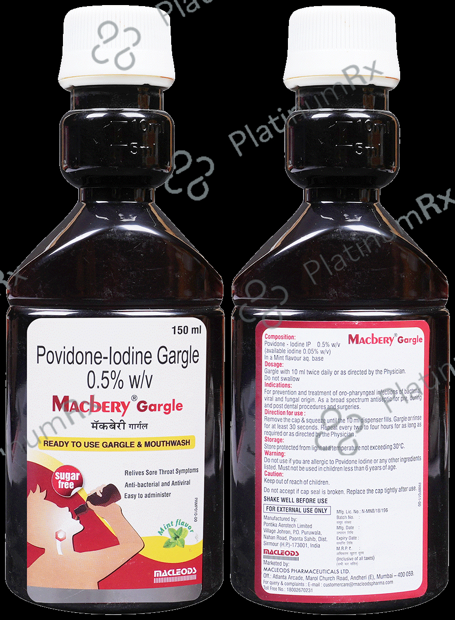 Macbery 0.5% Mint Gargle 150ml
