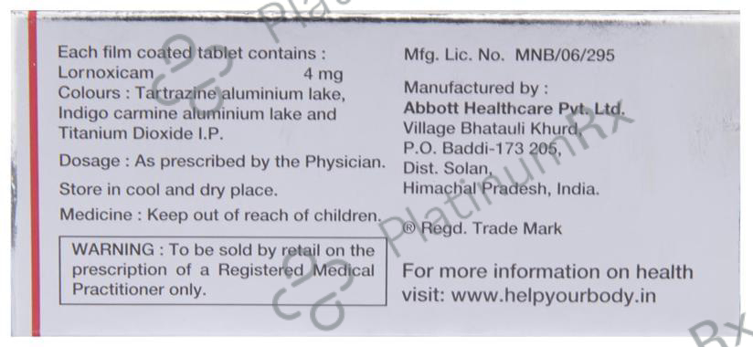 Lorsaid SD 4 Tablet
