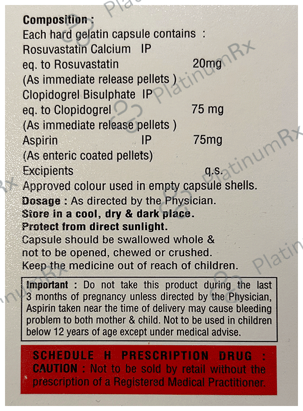 Rosulight-Gold 20 Capsule IR