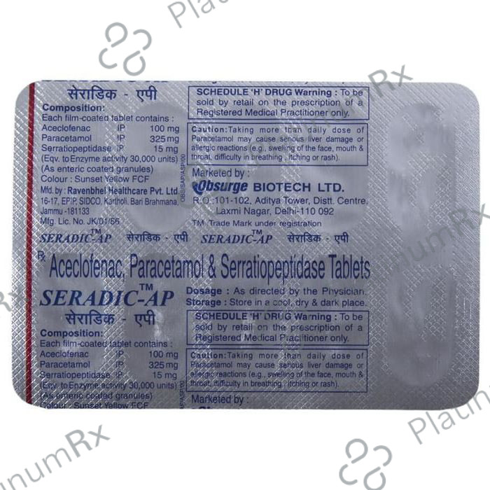 Seradic-AP Tablet