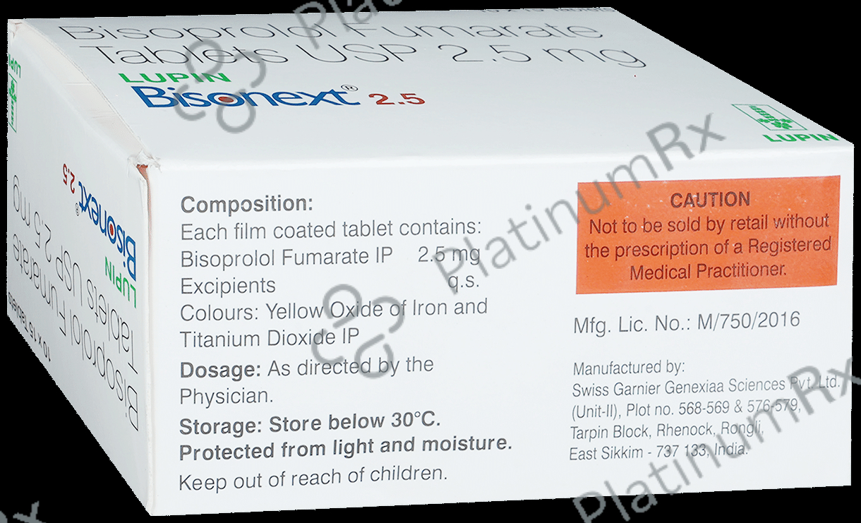 Bisonext 2.5mg Tablet 15s