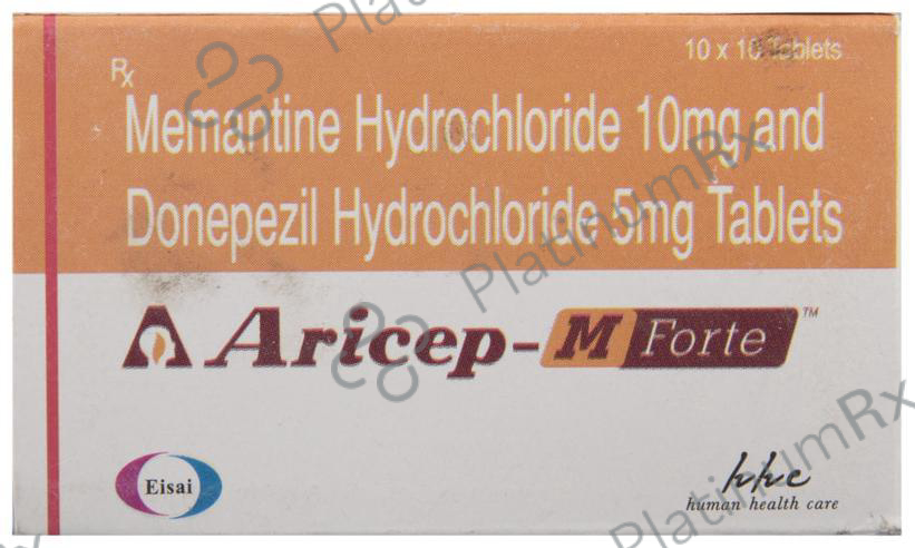 Aricep M Forte 5/10mg Tablet 10s