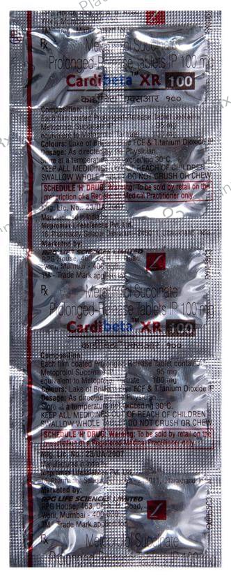 Cardibeta XR 100 Tablet
