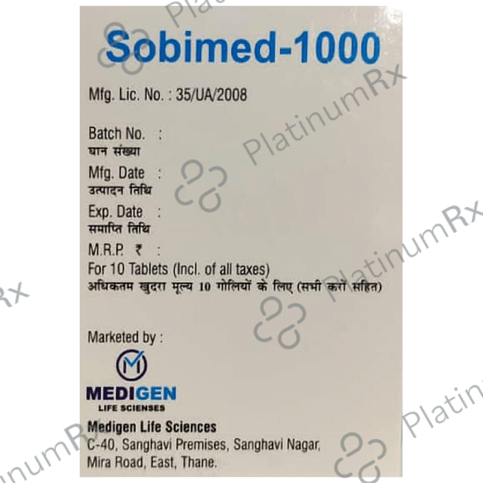 Sobimed 1000 Tablet