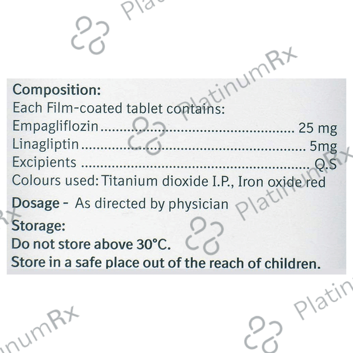 Ajaduo 25/5mg Tablet 10s