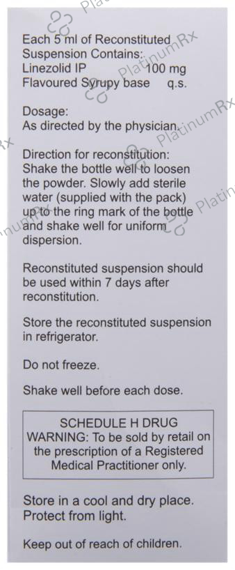 Lizomac DS 100mg Dry Syrup 30ml