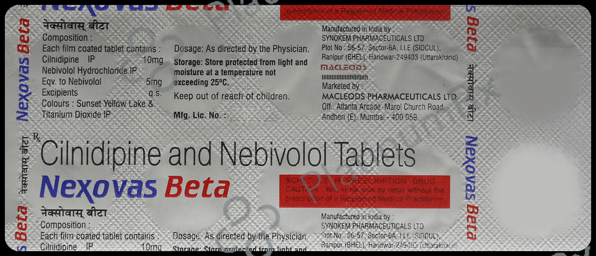 Nexovas Beta 10/5mg Tablet 10s