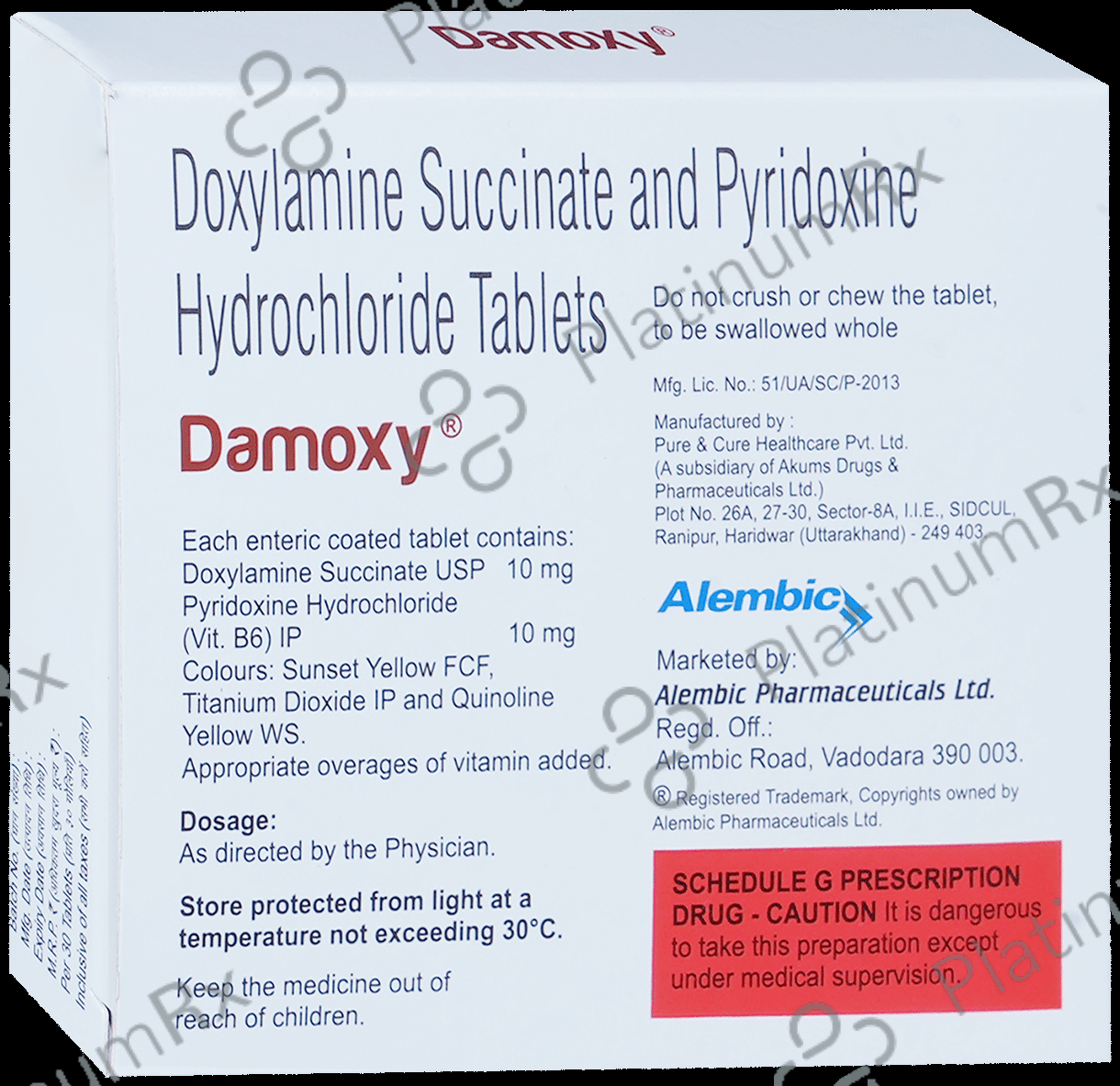 Damoxy 10/10mg Tablet 30s